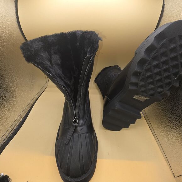 Aerosoles Solace Black Leather Ankle Booties 9M - Picture 8 of 9